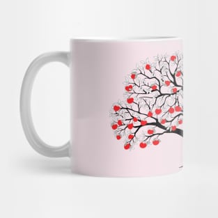 apple tree with red apples Mug